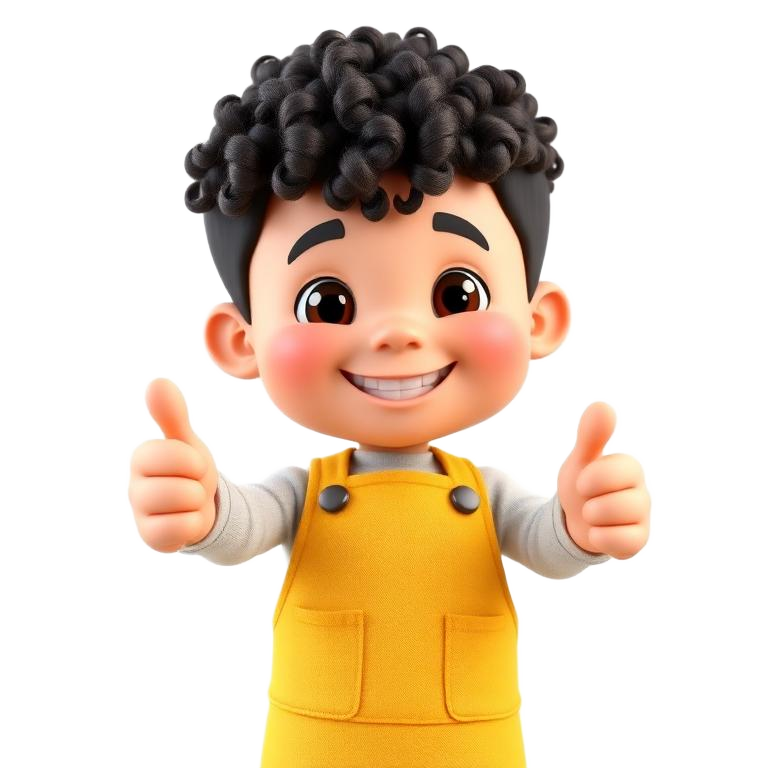Criança sorrindo com bloco Montessori nas mãos